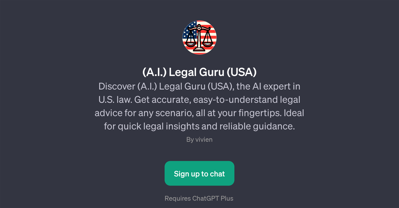 (A.I.) Legal Guru (USA) image