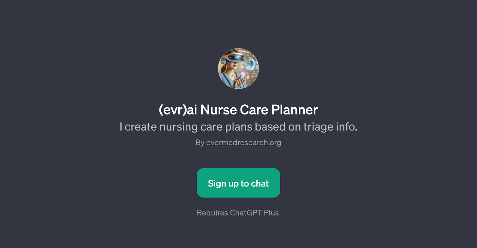 (evr)ai Nurse Care Planner image