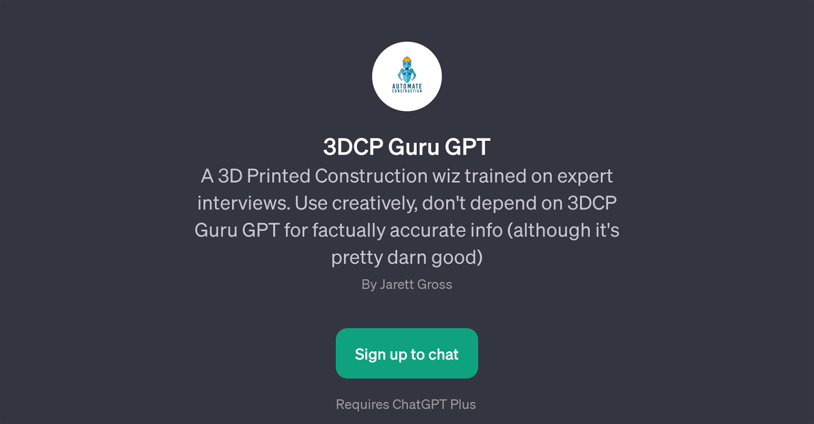 3DCP Guru GPT image