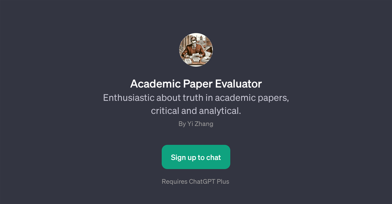 Academic Paper Evaluator image