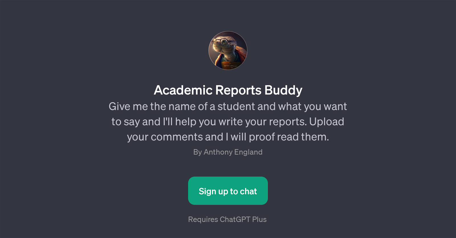 Academic Reports Buddy image