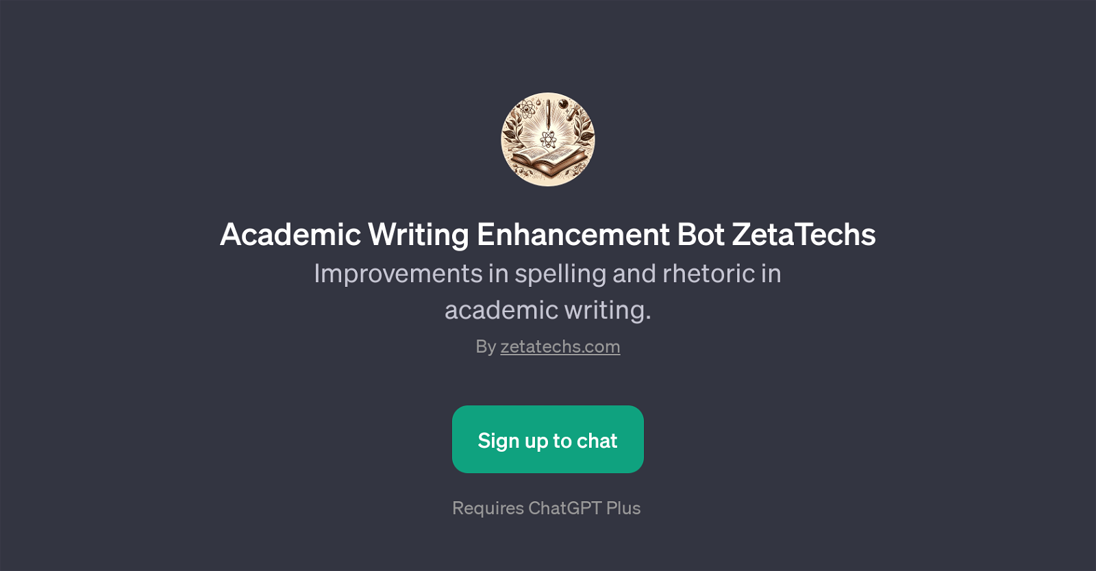 Academic Writing Enhancement Bot ZetaTechs image