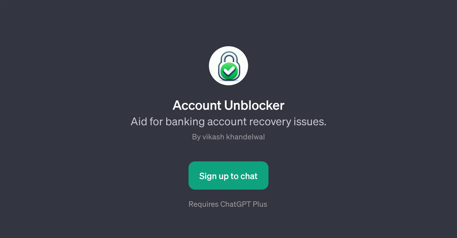 Account Unblocker image