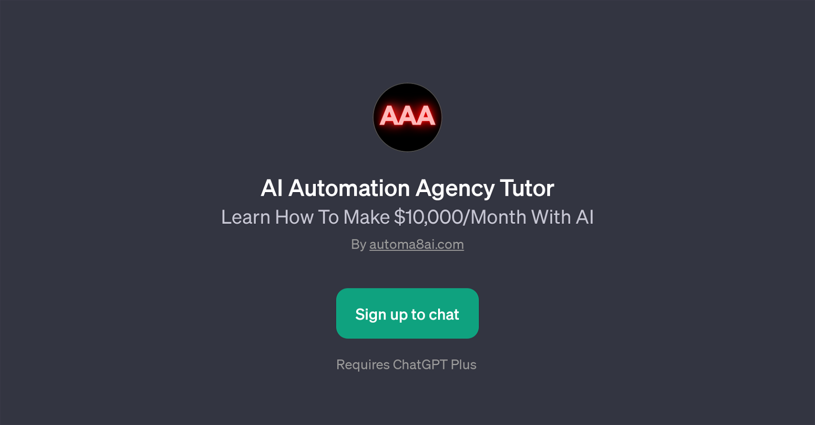 AI Automation Agency Tutor image