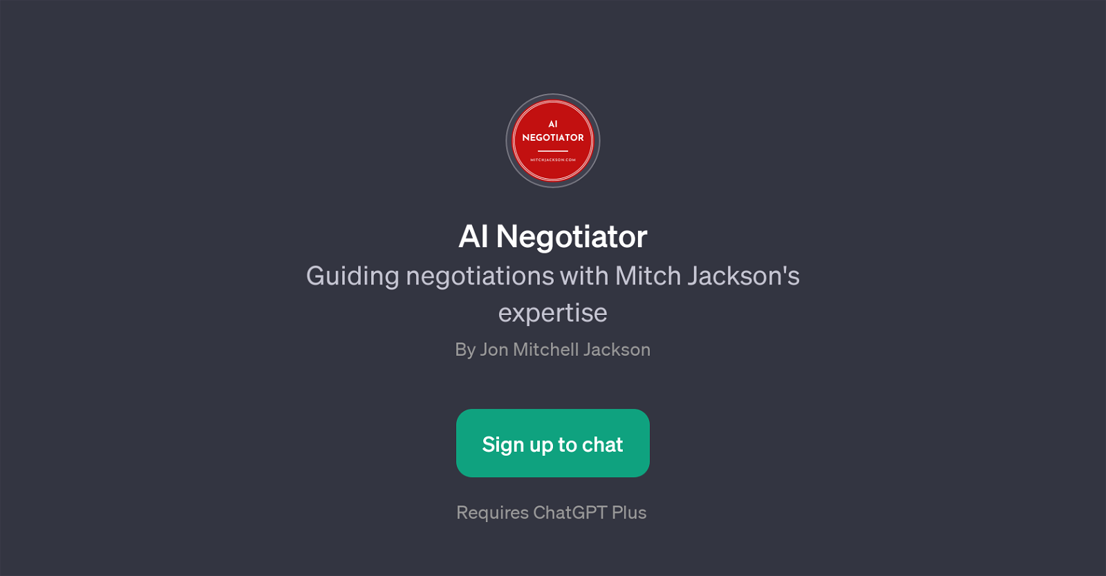 AI Negotiator image