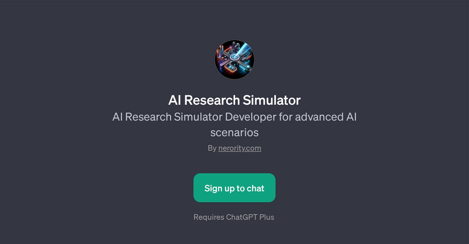 AI Research Simulator image