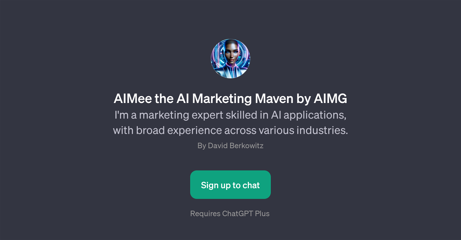 AIMee the AI Marketing Maven by AIMG image