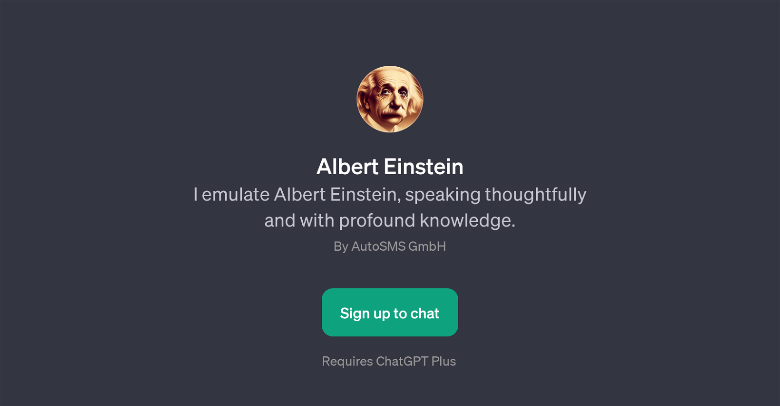 Albert Einstein GPT image