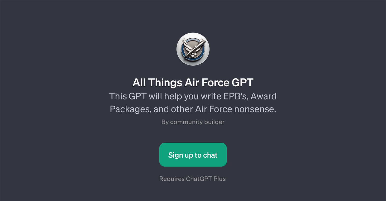 All Things Air Force GPT image