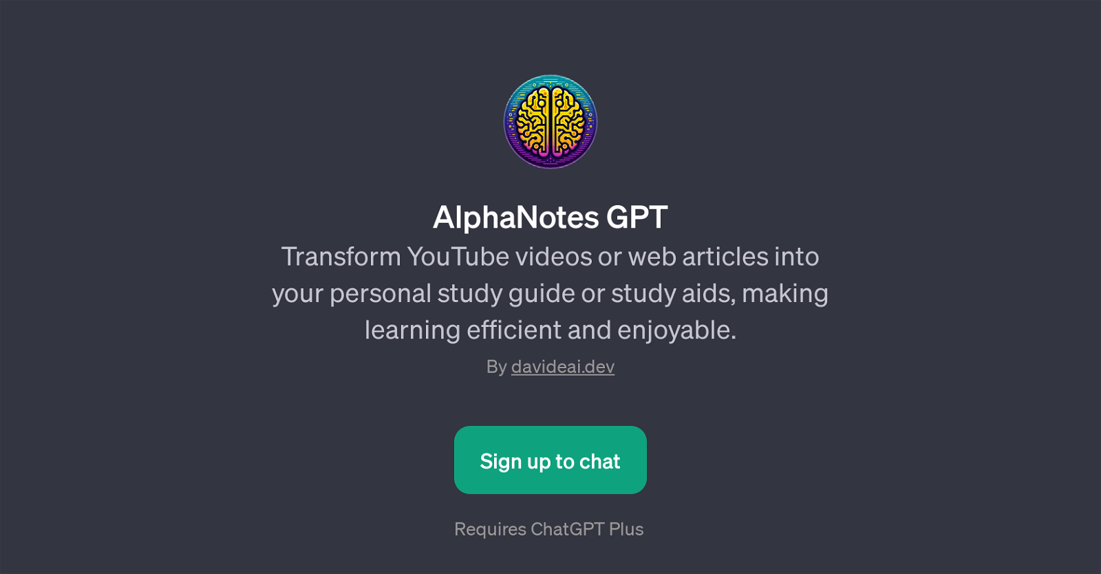 AlphaNotes GPT image