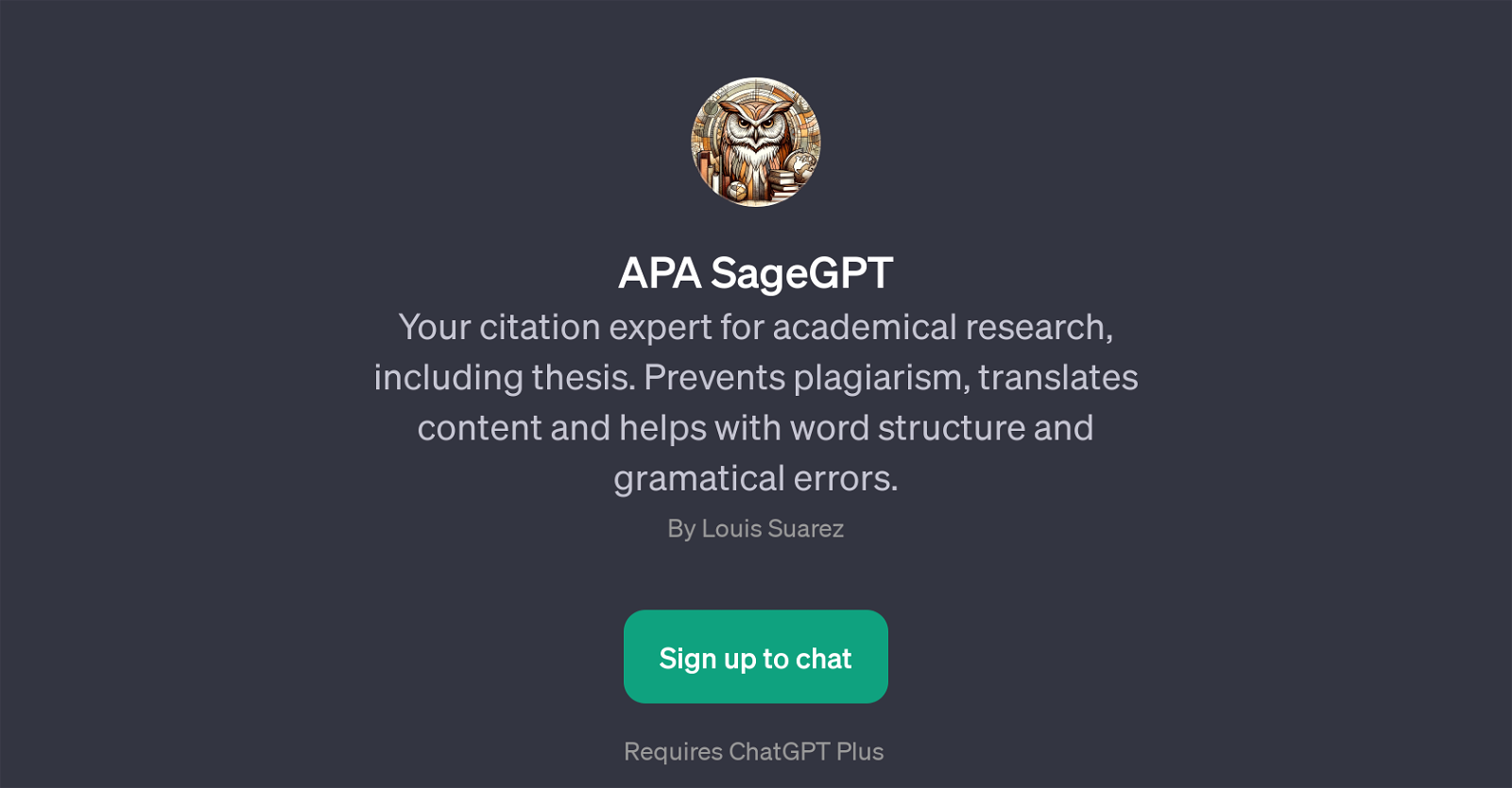 APA SageGPT image