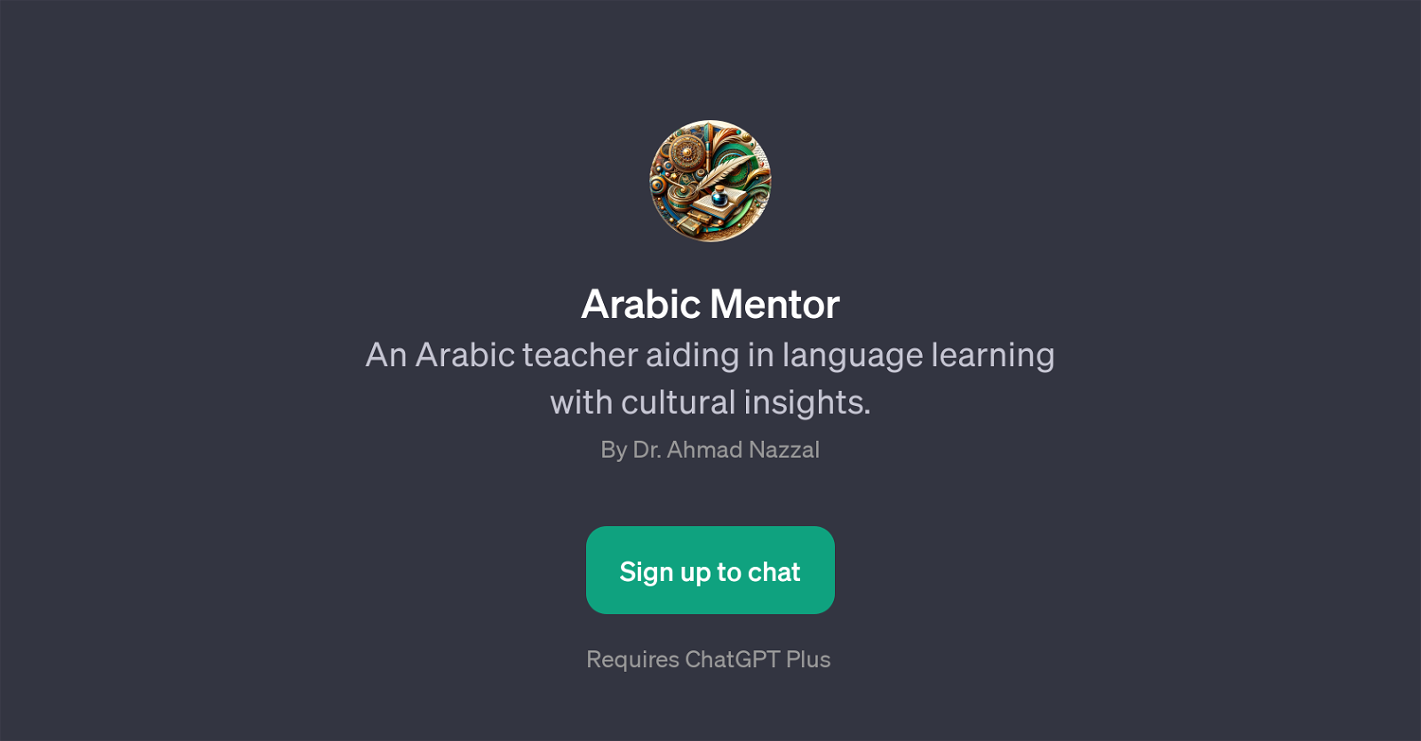 Arabic Mentor image