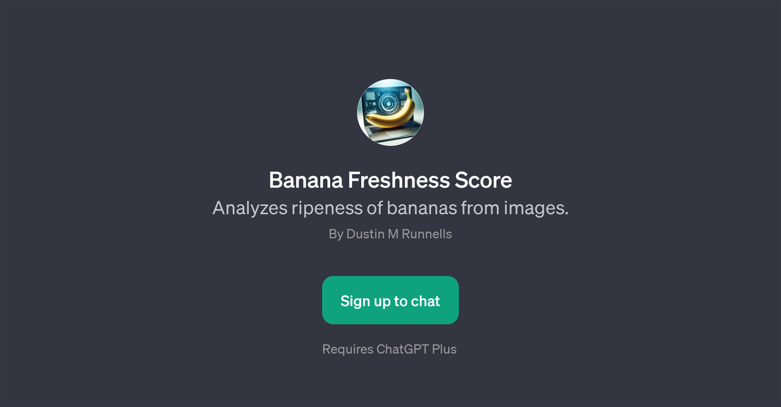 Banana Freshness Score image