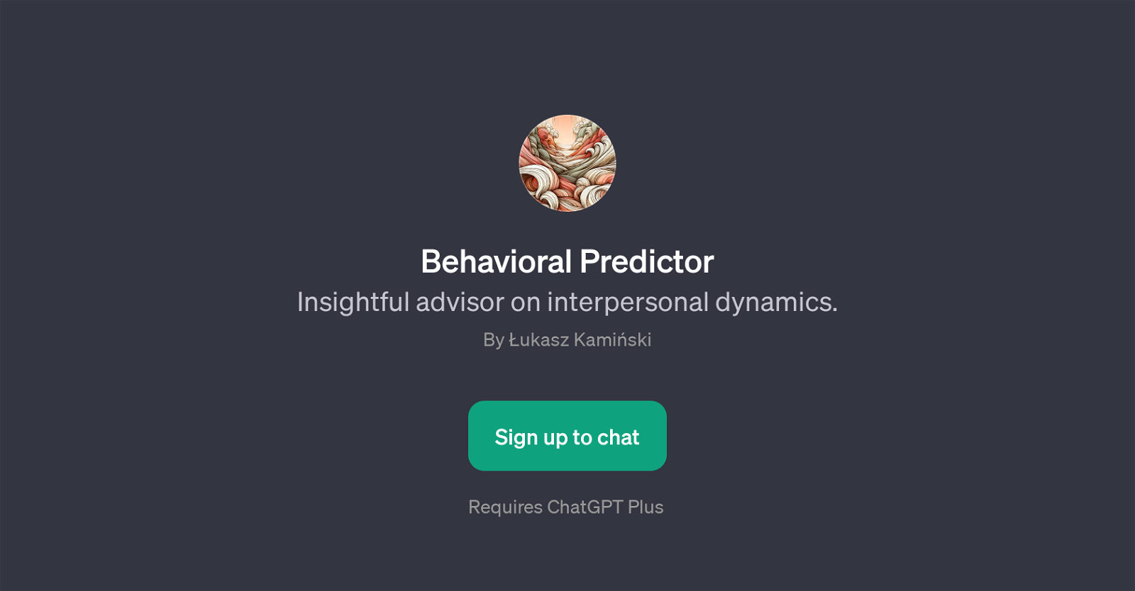 Behavioral Predictor image