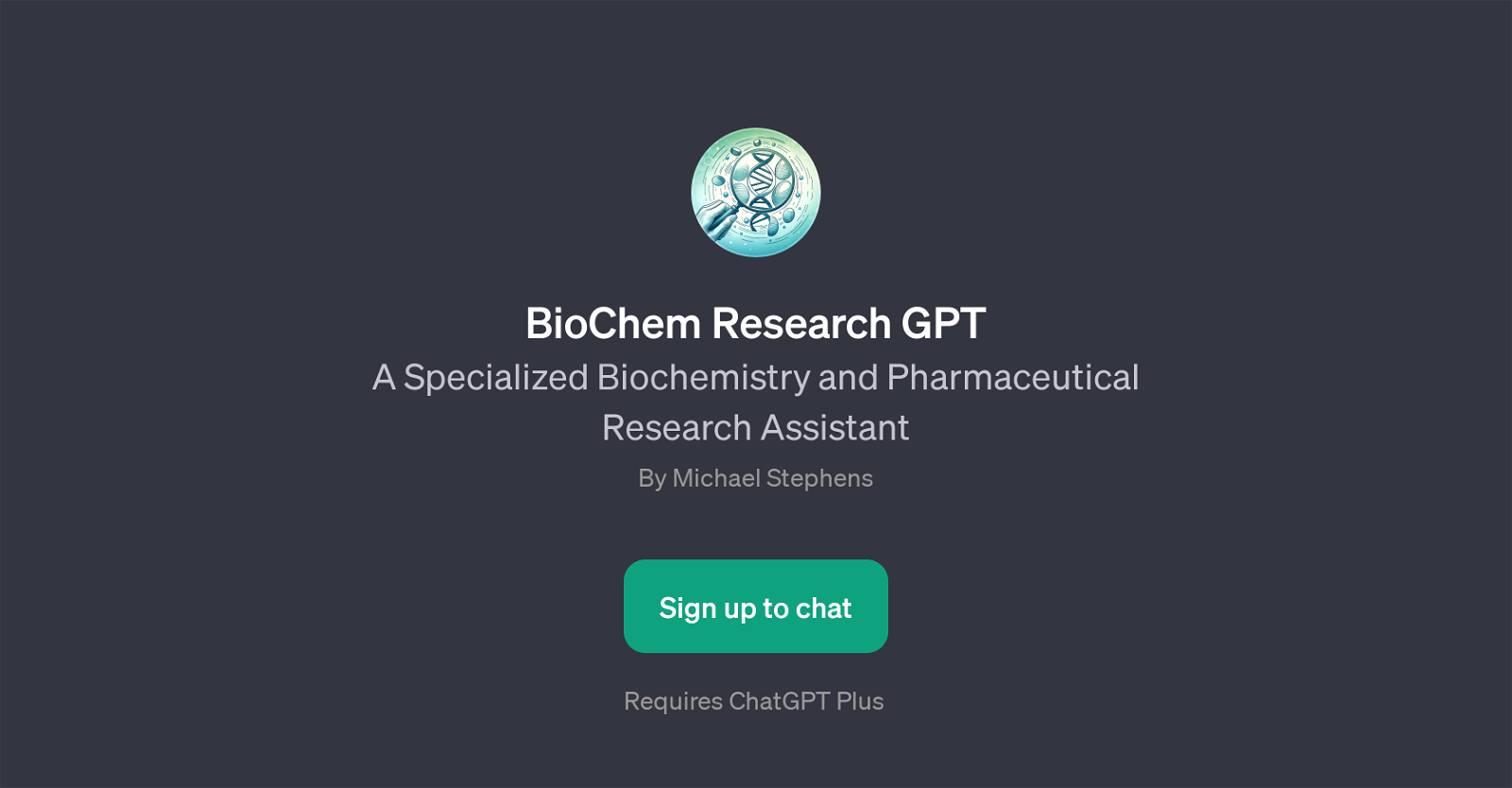 BioChem Research GPT image