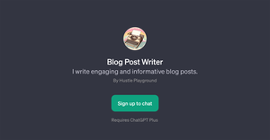 Blog Post Writer