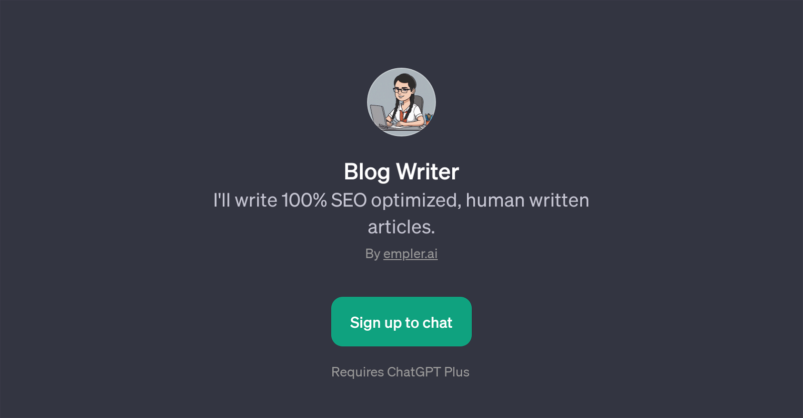 Blog Writer image