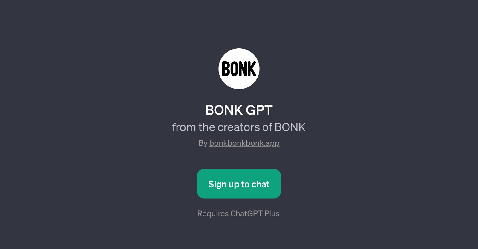 BONK GPT image