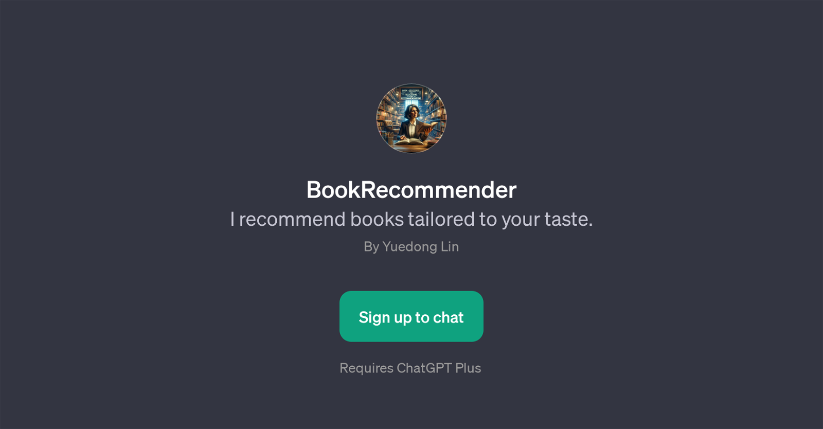 BookRecommender image