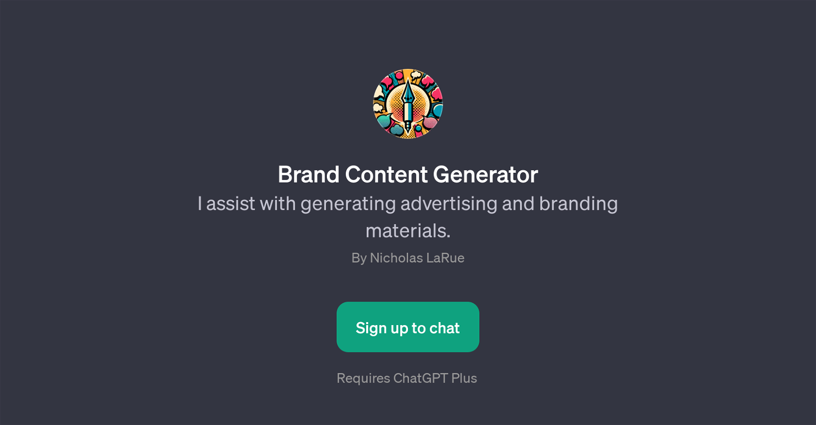 Brand Content Generator image