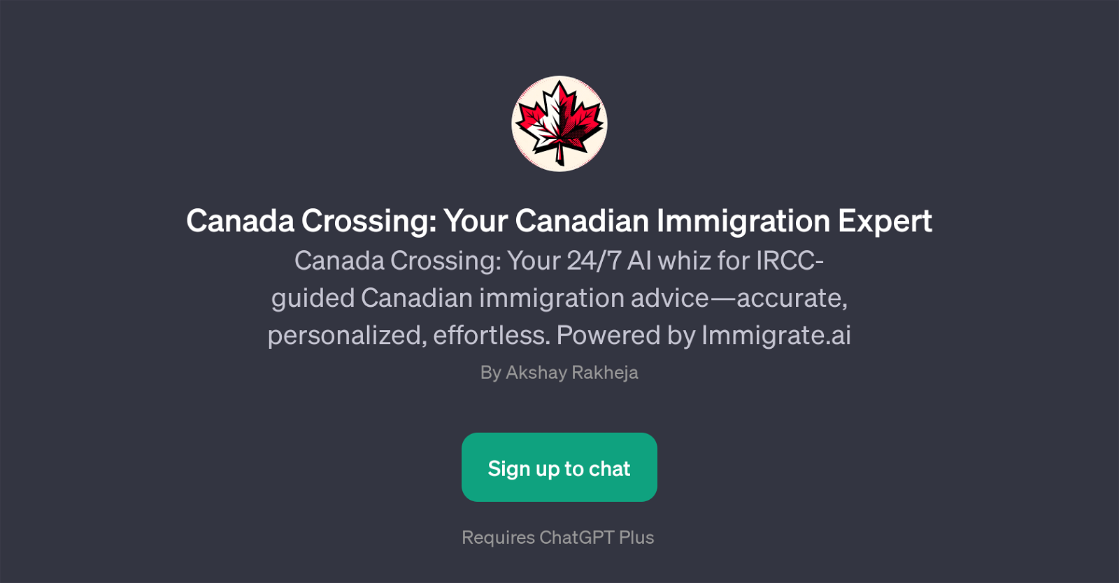 Canada Crossing image