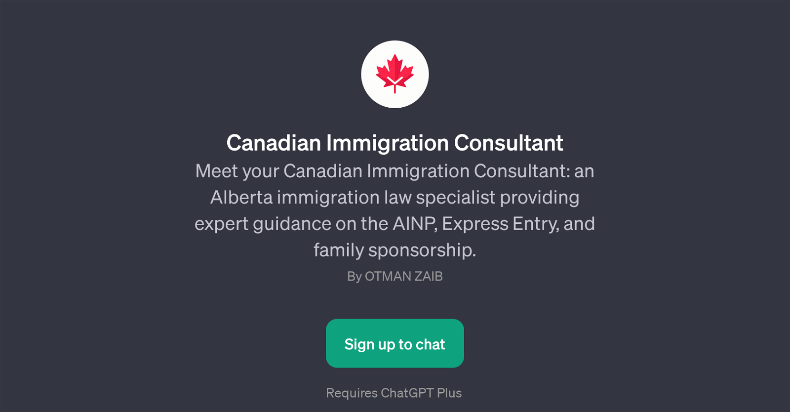 Canadian Immigration Consultant image