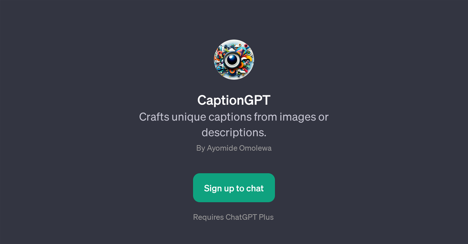 CaptionGPT image