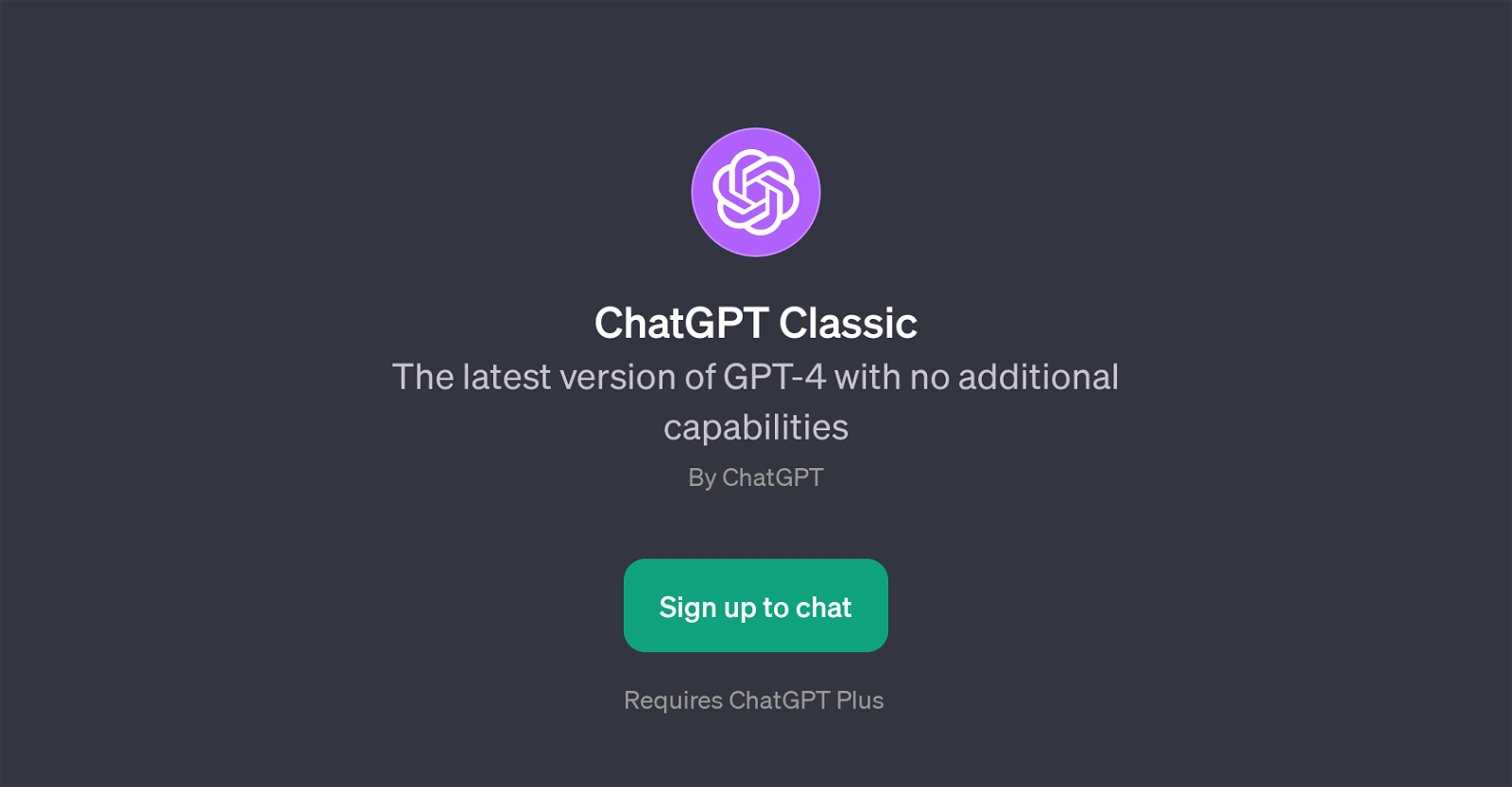 ChatGPT Classic image