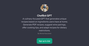 ChefBot GPT