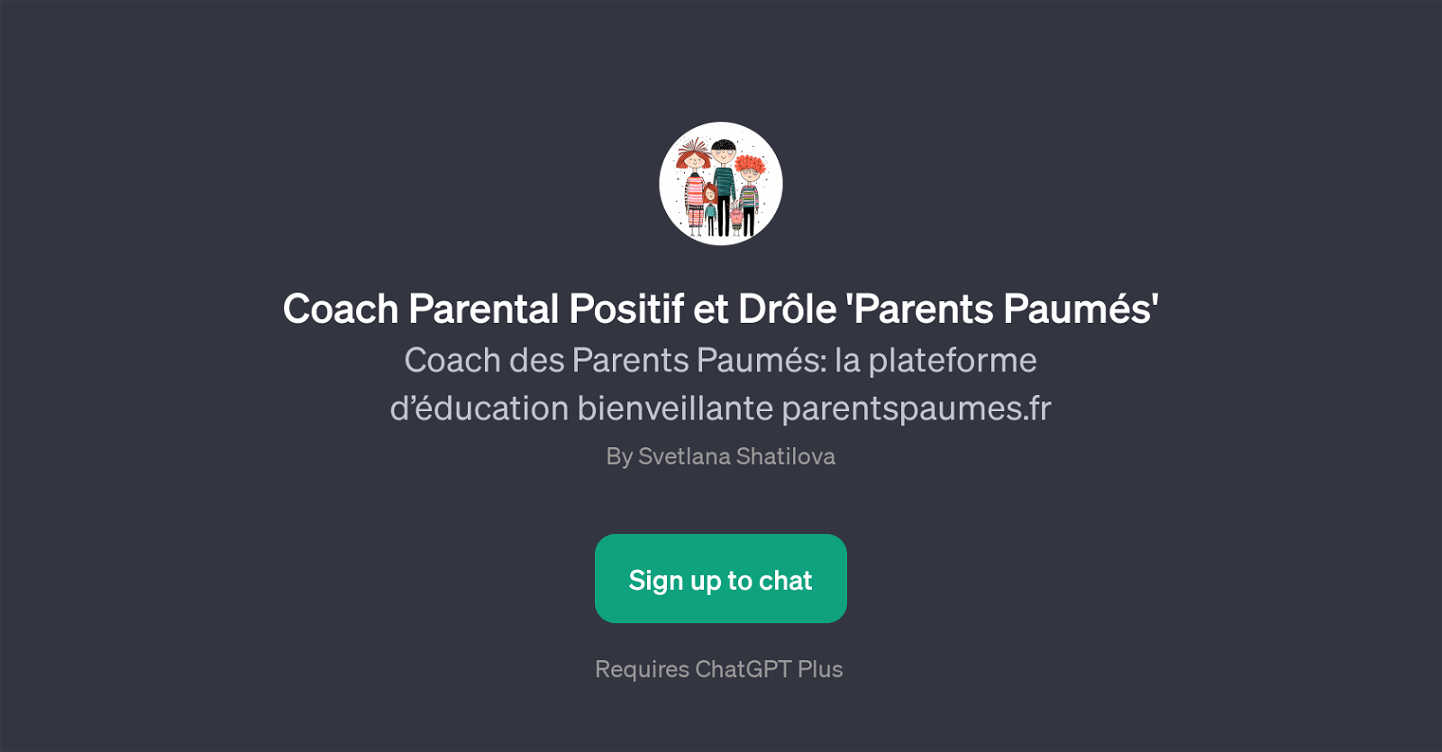 Coach Parental Positif et Drle 'Parents Paums' image