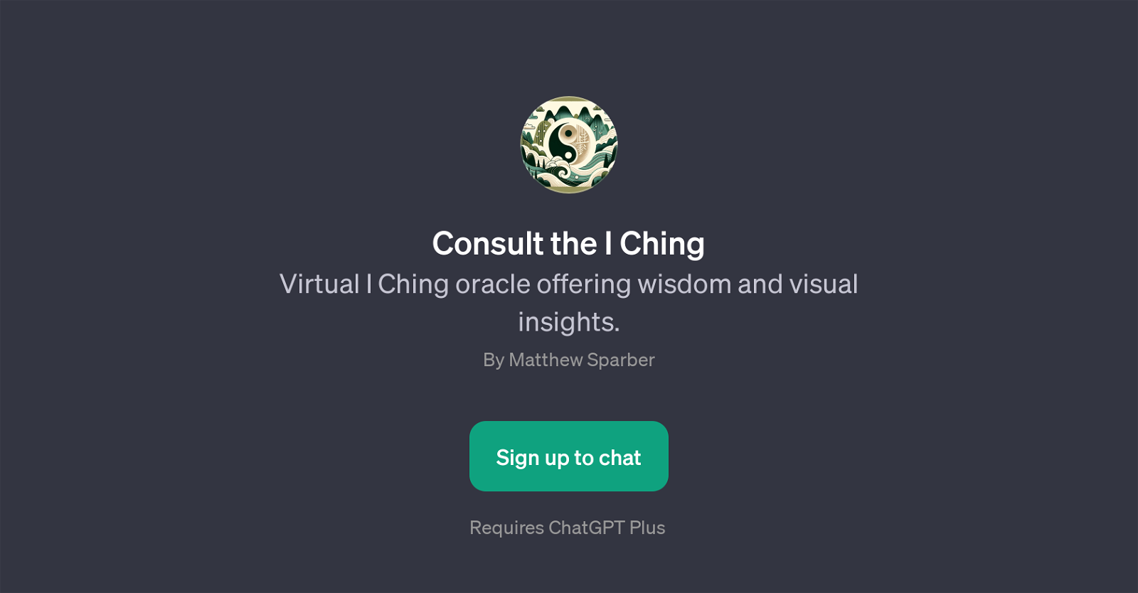 Consult the I Ching image