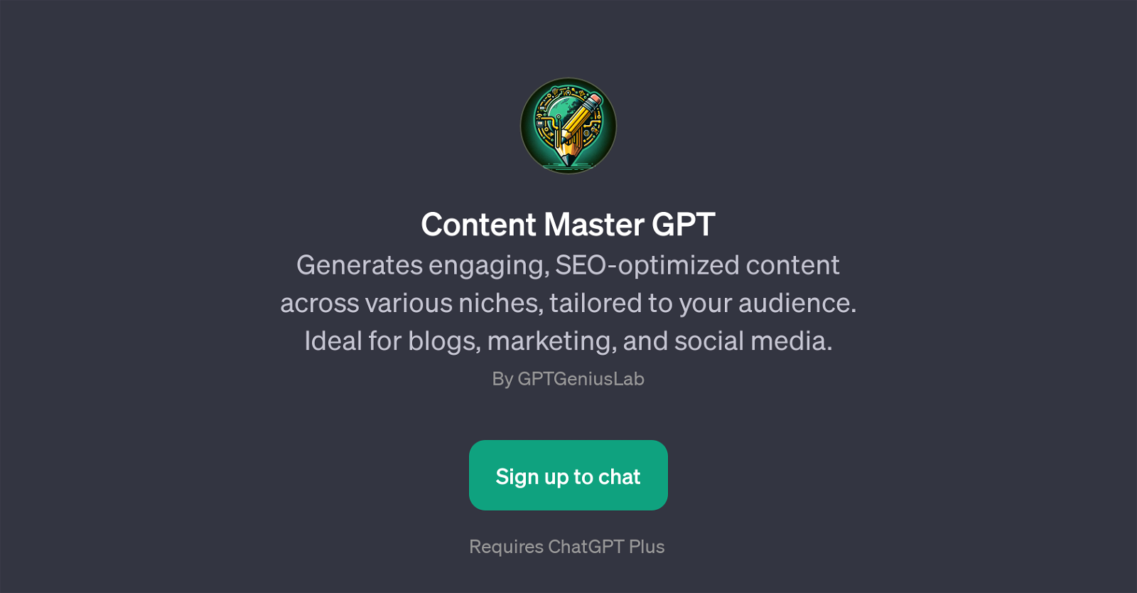 Content Master GPT image