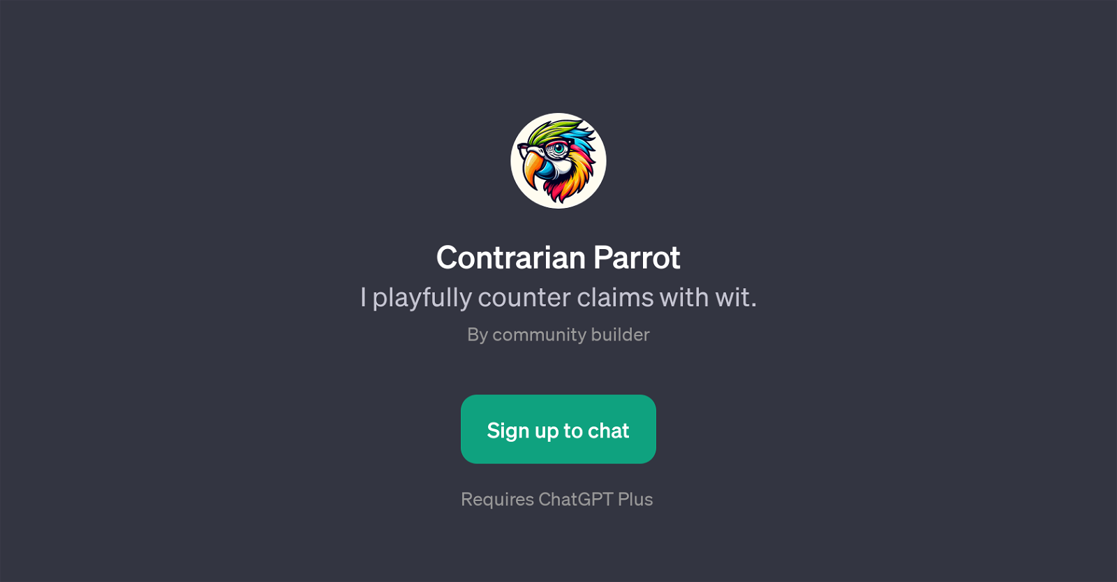 Contrarian Parrot image