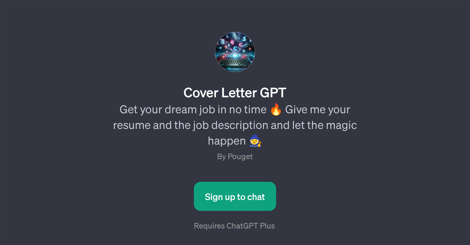 Cover Letter GPT image