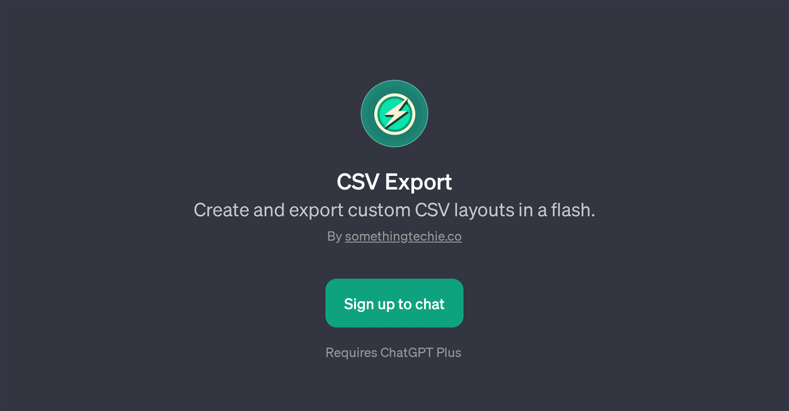 CSV Export image