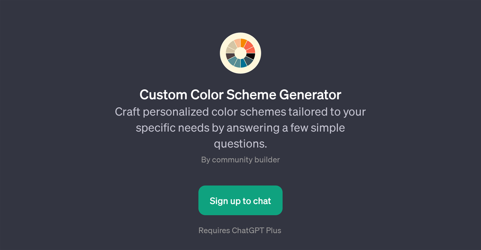 Custom Color Scheme Generator image