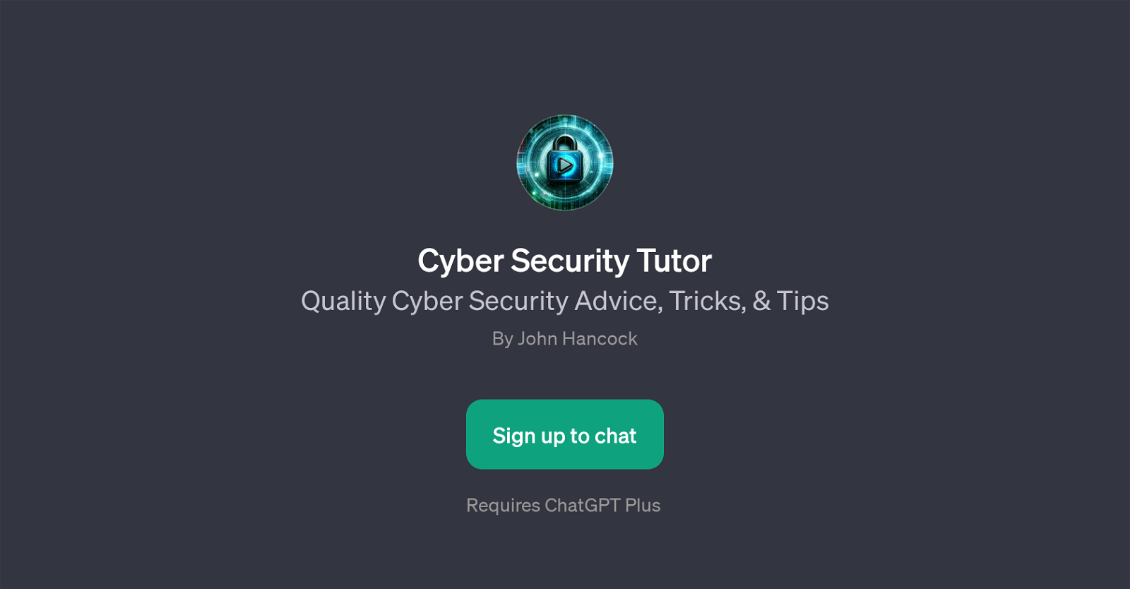 Cyber Security Tutor image