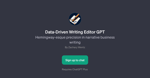 Data-Driven Writing Editor GPT