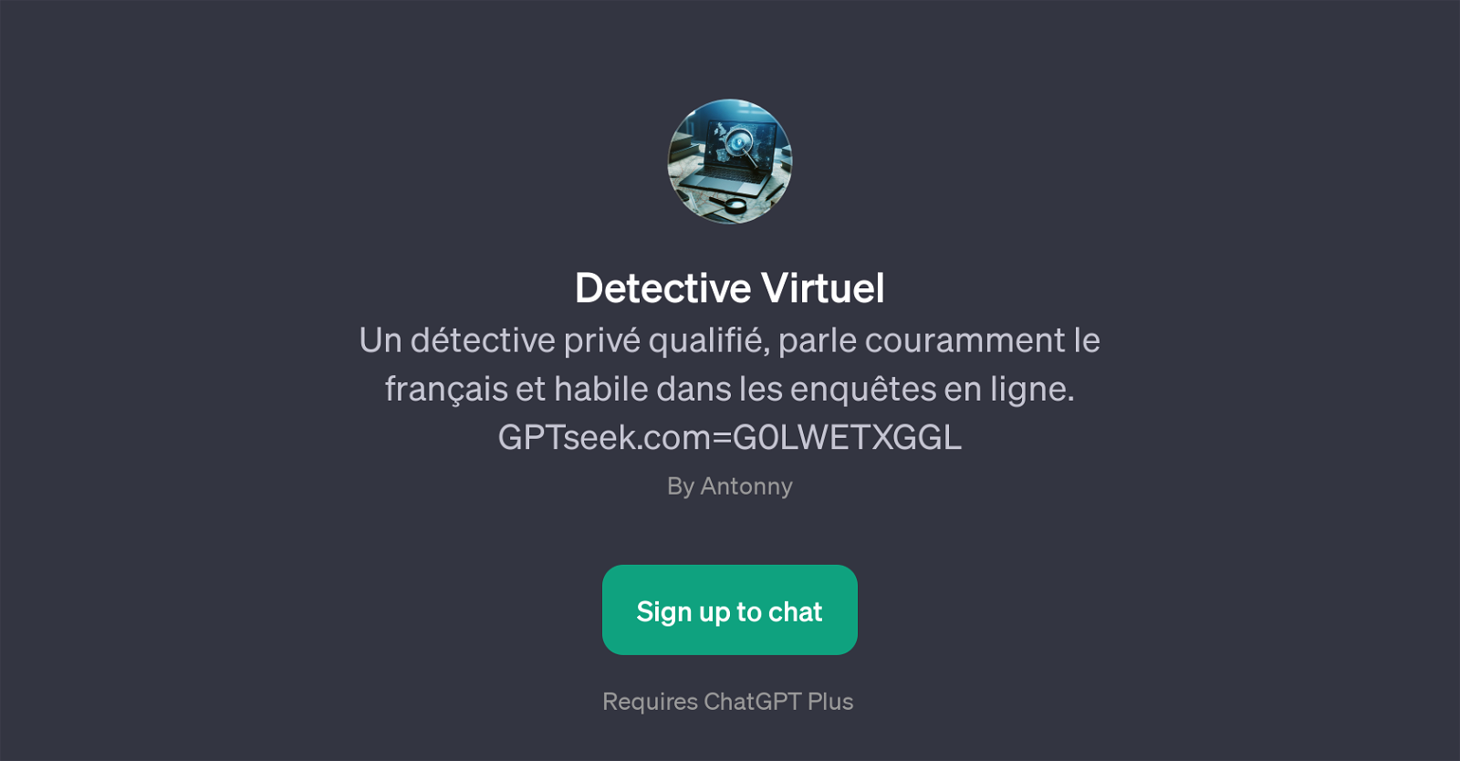 Detective Virtuel image