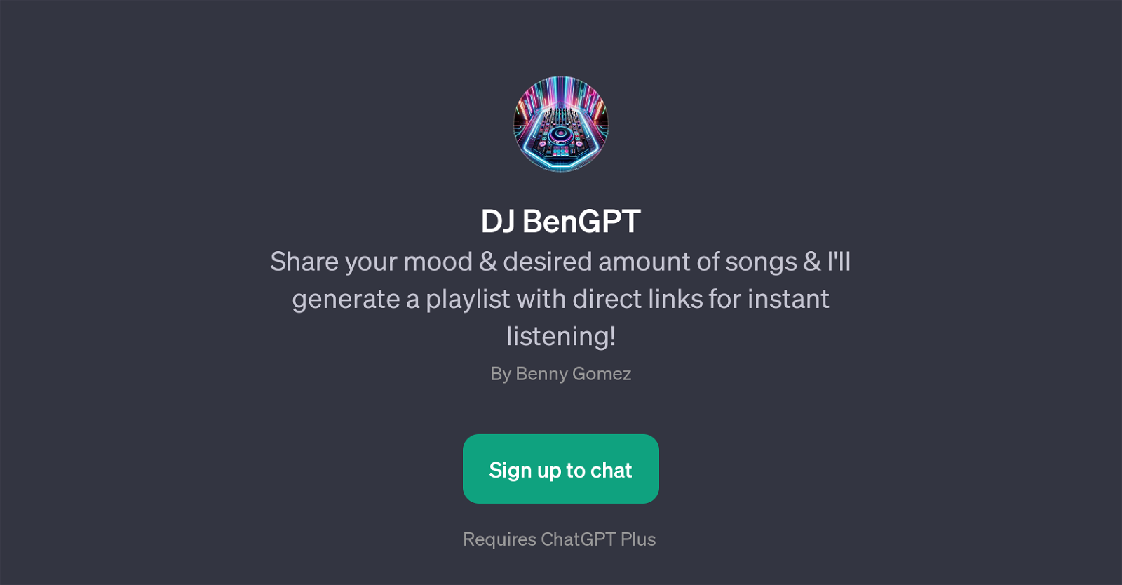 DJ BenGPT image