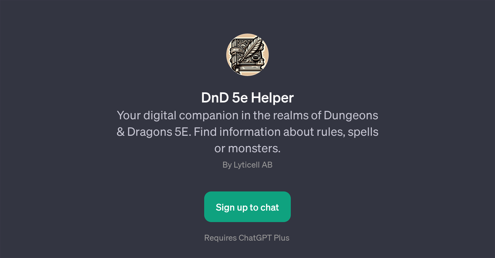 DnD 5e Helper image