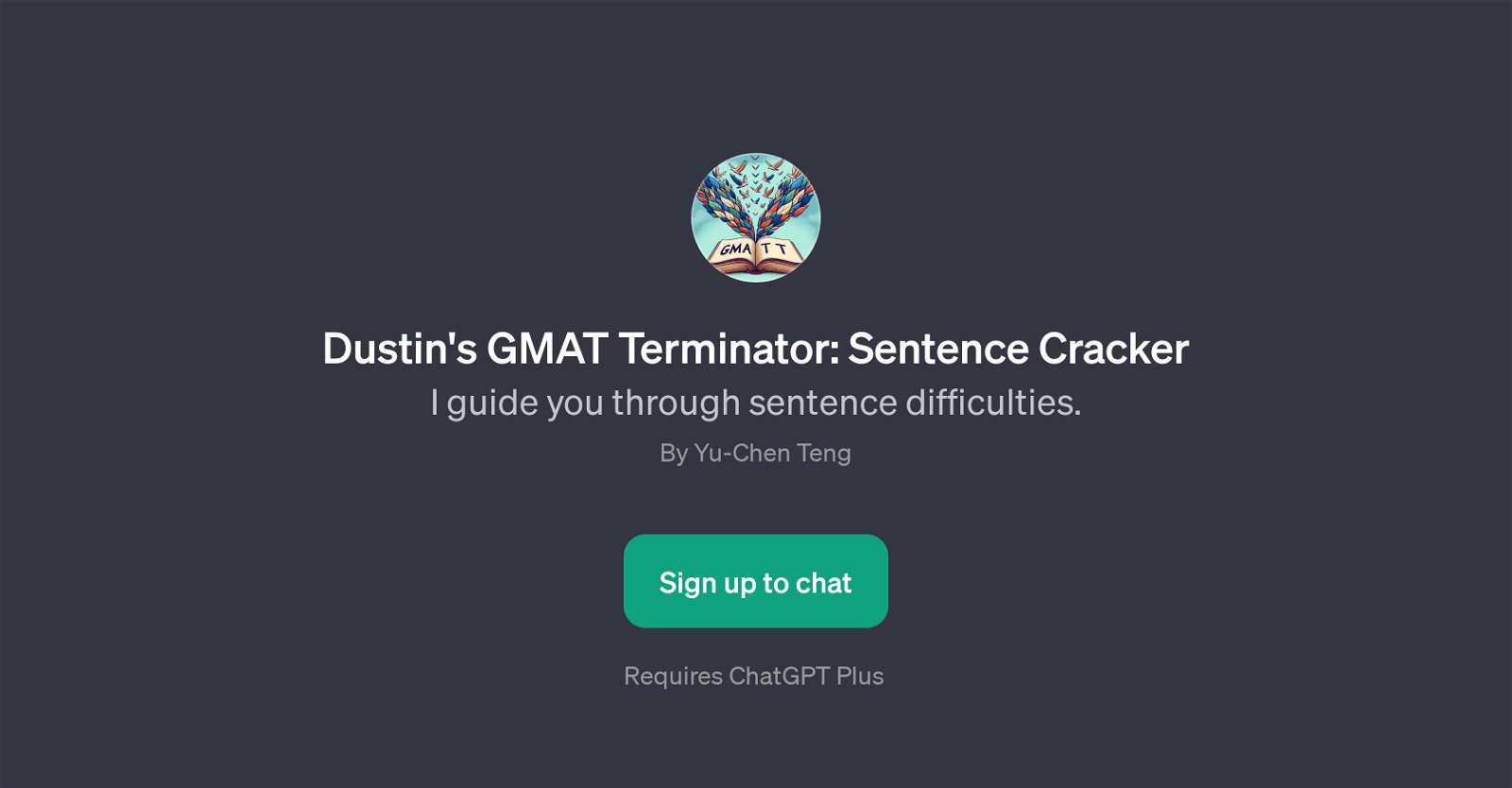 Dustin's GMAT Terminator: Sentence Cracker image