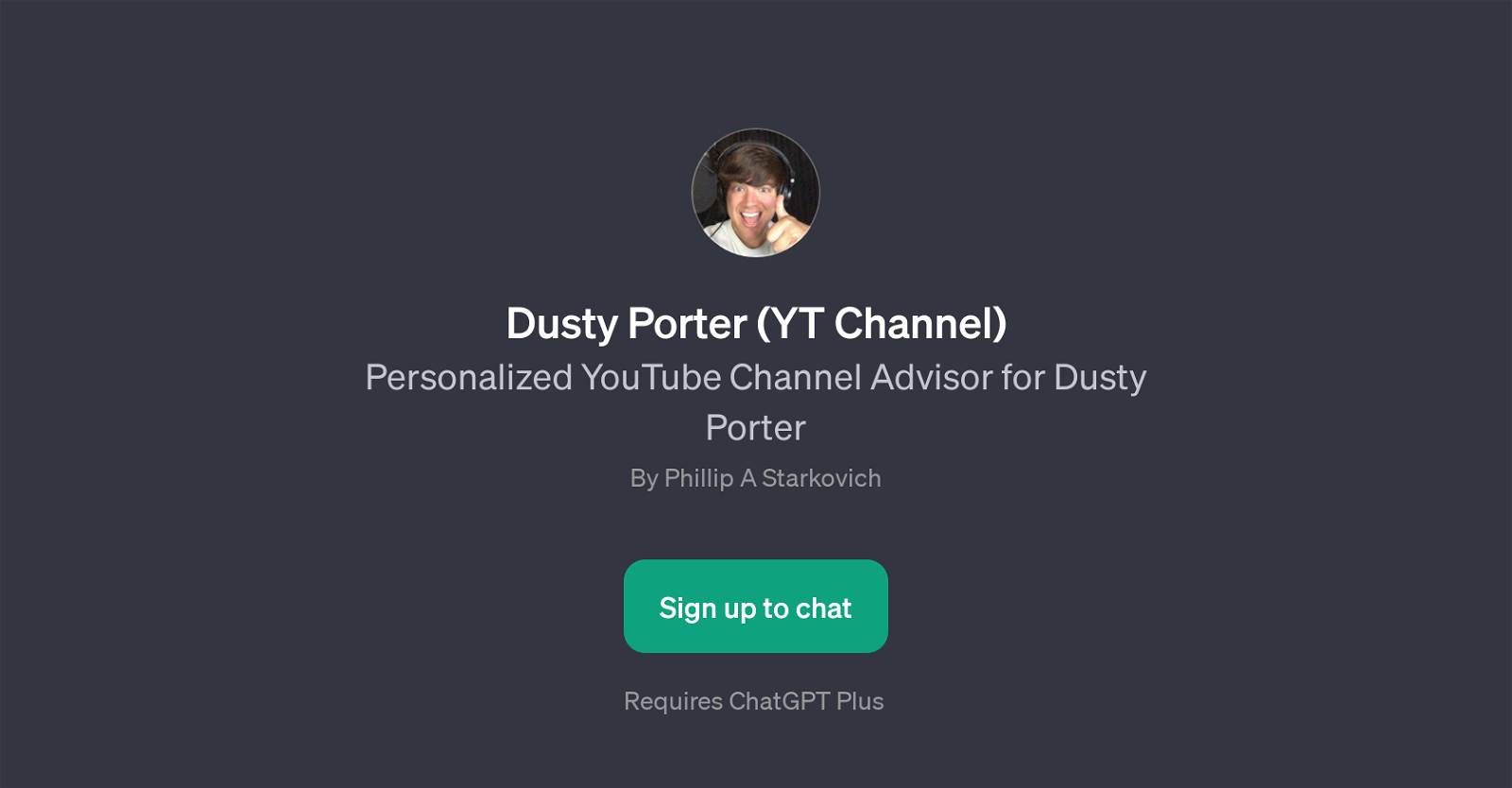 Dusty Porter (YT Channel) image