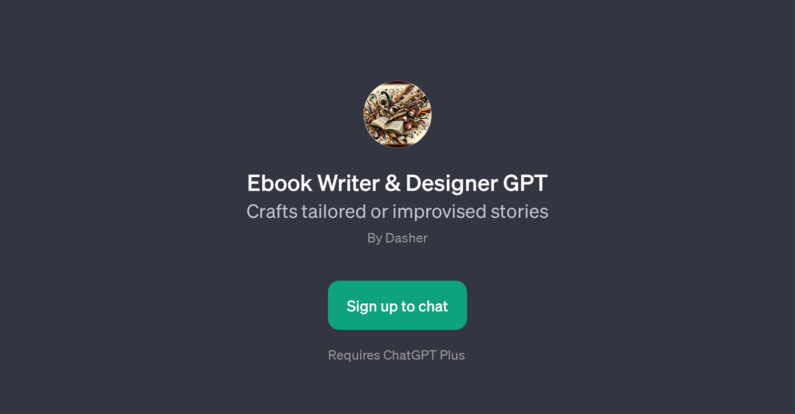 Ebook Writer & Designer GPT image