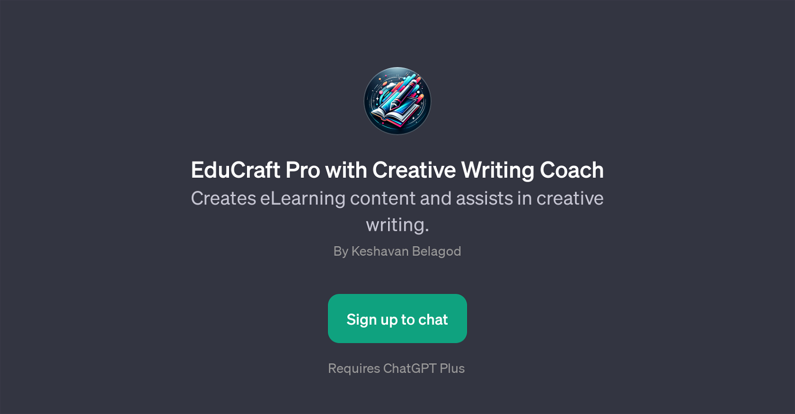 EduCraft Pro with Creative Writing Coach image