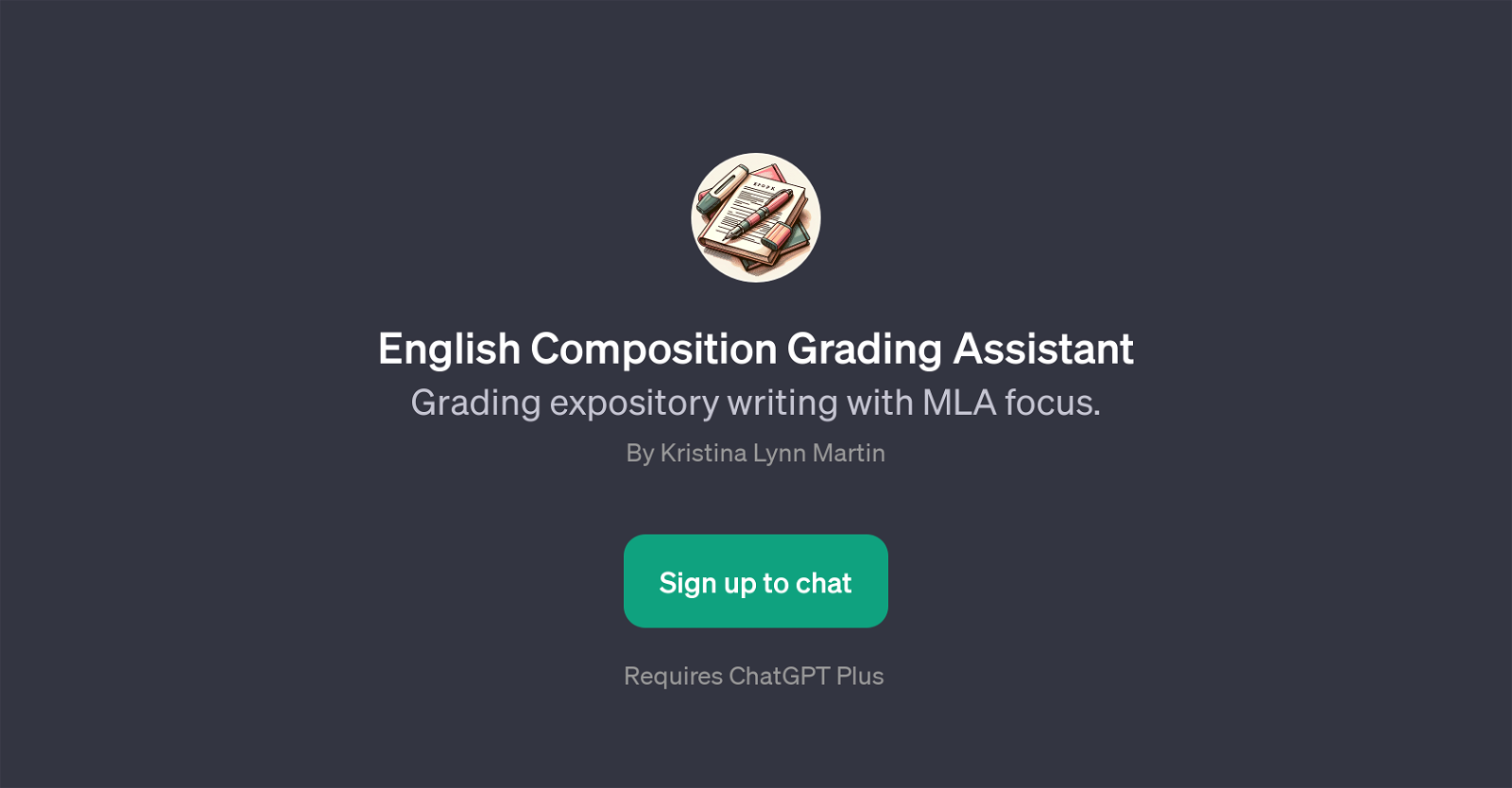 English Composition Grading Assistant image