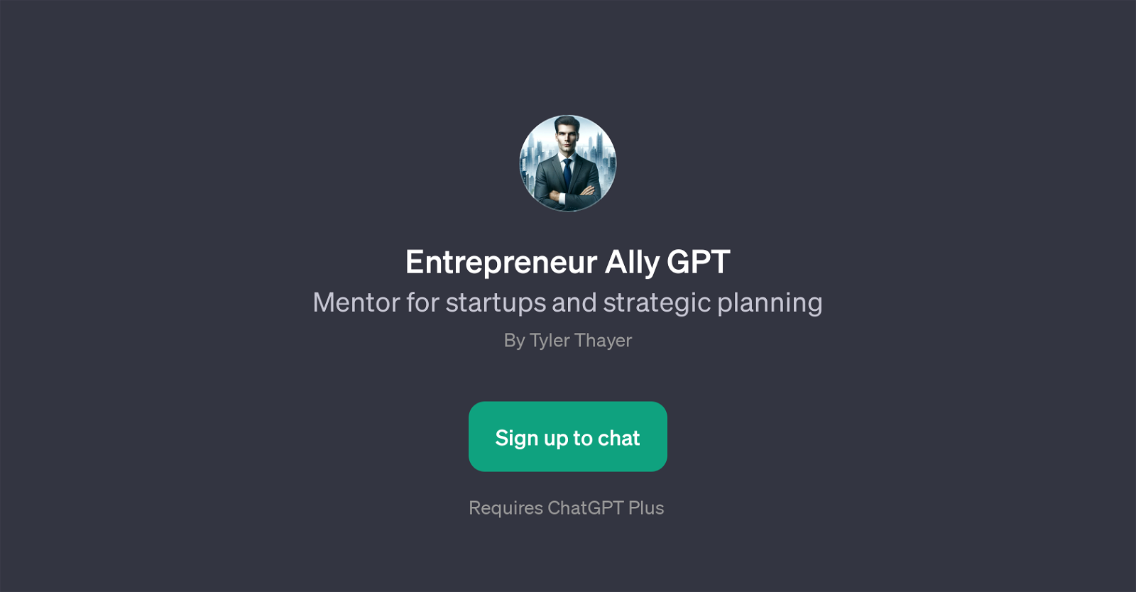 Entrepreneur Ally GPT image