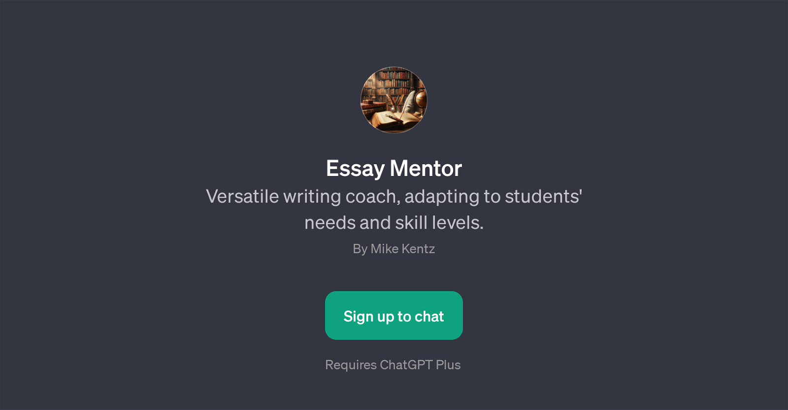 Essay Mentor image