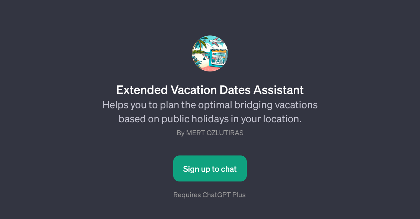 Extended Vacation Dates Assistant image