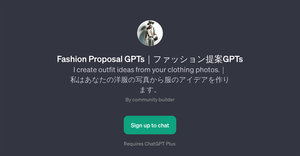 Fashion Proposal GPTs